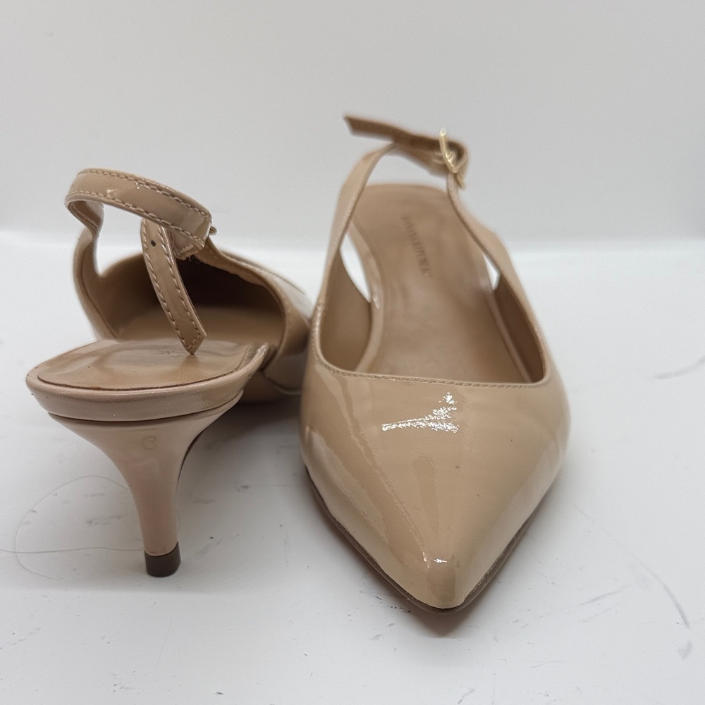 Banana Republic Nude Patent Heels